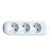 Колодка 3G-SMART трехместная 16А с заземлением 5330  4690612010465  IN HOME