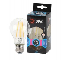 Лампа светодиодная F-LED A60-13W-840-E27 (филамент, груша, 13Вт, нейтр., Е27)  Б0035028  ЭРА