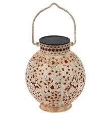 Садовый светильник Амфора ERASF22-59 на солнечной батарее, теплый+холодный свет, 2 LED, d 15 см  Б0057658  ЭРА