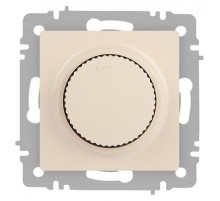 Светорегулятор Intro Accent 6-401-02 поворотный, 600Вт 230В, IP20, СУ, слоновая кость  Б0063672  Intro