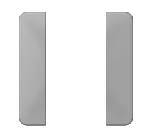 комплект накладок 1гр серый  CD501TSAGR  Jung