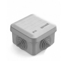 Коробка распаячная для наружнего монтажа с защелкивающейся крышкой, 4 гермоввода,70х70х40мм, IP55  8820012  CHINT