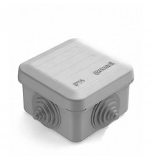 Коробка распаячная для наружнего монтажа с защелкивающейся крышкой, 4 гермоввода,70х70х40мм, IP55  8820012  CHINT