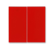 ABB Levit Красный Сменная панель на клавиши для выключателя двухклавишного  ND3559H-A447 65  2CHH594470A8065  ABB