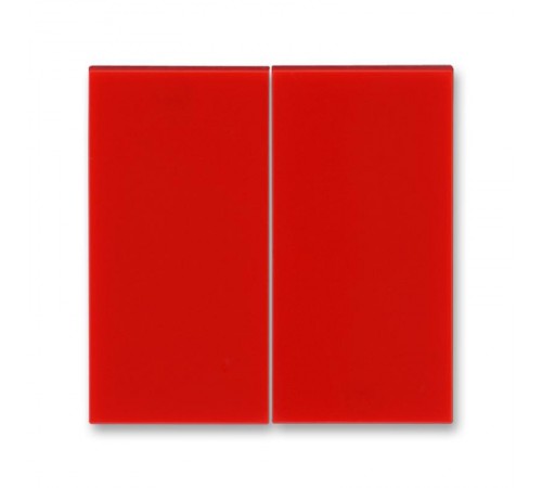 ABB Levit Красный Сменная панель на клавиши для выключателя двухклавишного  ND3559H-A447 65  2CHH594470A8065  ABB