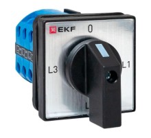 Переключатель кулачковый ПК-1-94 10А 4P для амперметра IP65  pk-1-94-10-65  EKF