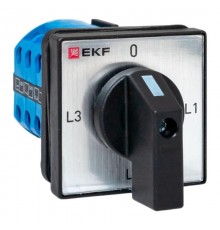 Переключатель кулачковый ПК-1-94 10А 4P для амперметра IP65  pk-1-94-10-65  EKF