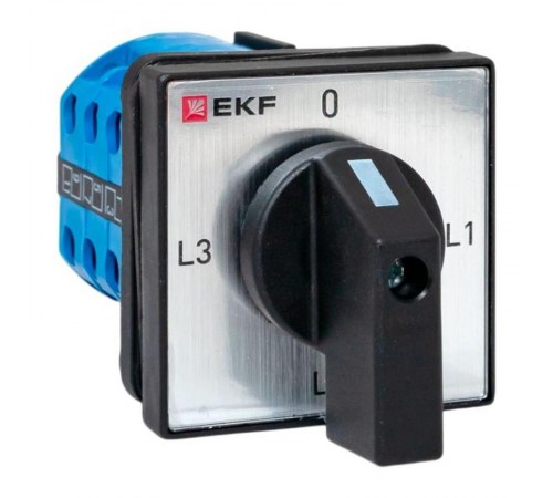 Переключатель кулачковый ПК-1-94 10А 4P для амперметра IP65  pk-1-94-10-65  EKF