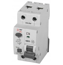 АВДТ 4,5кА  PRO D32E2C16А10 АД-32 электронное 1P+N C16 10мА тип А   Б0057386  ЭРА