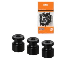 Изолятор пластиковый черный (10 шт)  SQ2804-0004  TDM