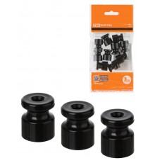 Изолятор пластиковый черный (10 шт)  SQ2804-0004  TDM