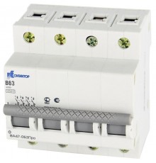 Выключатель автоматическийВА47-063Про, 4П, 1A, Icu-4,5kA, х-ка  В   7000060  Контактор (Legrand)