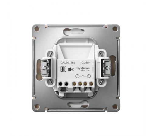 ArtGallery Песочный Выключатель 1-клавишный КНОПОЧНЫЙ, механизм, быстрозажим. клем.  GAL001215S  SE