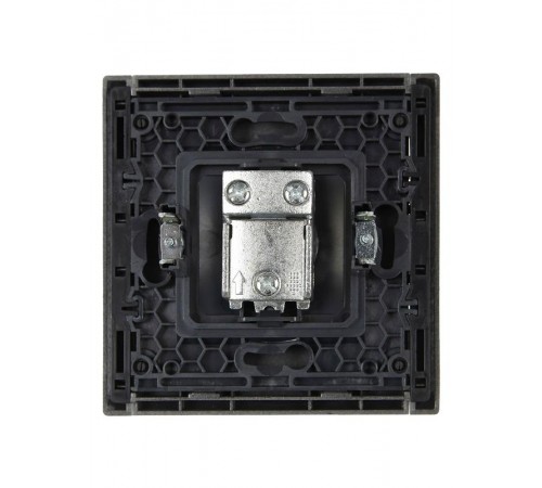 FORTE&PIANO Розетка TV проходная FP529 сталь  FP-A10-P-K46  IEK