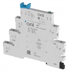 Реле интерфейсное ORK с розеткой 1C 24В AC/DC   ORK-1-1C-ACDC24V  ONI