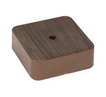 Коробка распределительная KMP-030-030 (75х75х25) тёмное дерево EKF PROxima  plc-kmr-030-030-t  EKF