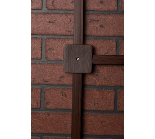 Коробка распределительная KMP-030-030 (75х75х25) тёмное дерево EKF PROxima  plc-kmr-030-030-t  EKF