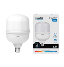 Лампа светодиодная Elementary LED T160 E27 60W 5600lm 180-240V 6500K 1/6  63236  Gauss