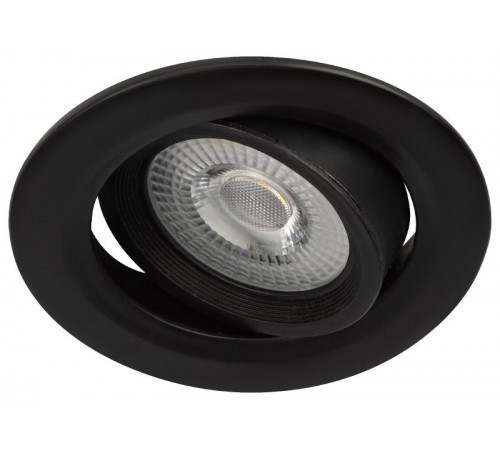 Светильник светодиодный встраиваемый KL LED 22A-5 4K BK круглый поворотн. LED SMD 5W 4000K ч  Б0039687  ЭРА