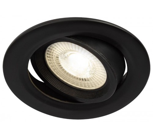 Светильник светодиодный встраиваемый KL LED 22A-5 4K BK круглый поворотн. LED SMD 5W 4000K ч  Б0039687  ЭРА