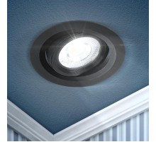 Светильник светодиодный встраиваемый KL LED 22A-5 4K BK круглый поворотн. LED SMD 5W 4000K ч  Б0039687  ЭРА