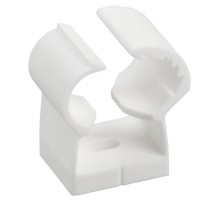 Клипса с фикс. для глад. труб 35-42мм бел. (12шт/упак)  CTA00D-FL-035-K01  IEK