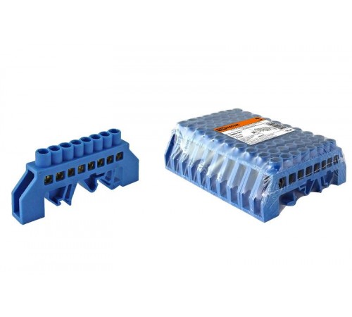 Шина "N" нулевая в изоляторе на DIN-рейку 8x12мм 8 групп   SQ0801-0077  TDM