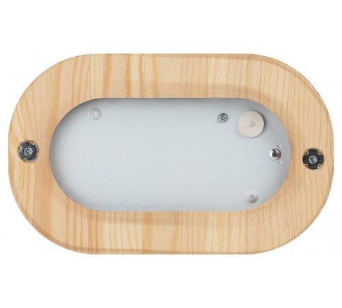 Светильник пылевлагозащищенный под лампу для ЖКХ НБО 04-60-021 КАНТРИ (дерево), пл-н стекло, 60Вт, Е27, 220В, IP54  Б0048248  ЭРА