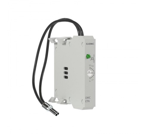 Таймер для миниконтакторов DMC и реле DCR для монтажа справа с задержкой на отключение 1-10с 100-240В AC/DC  DMCETF10V240  DKC