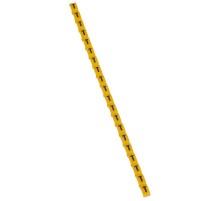 Маркер Duplix - чёрная маркировка на желтом фоне - заглавная буква T  038429  Legrand