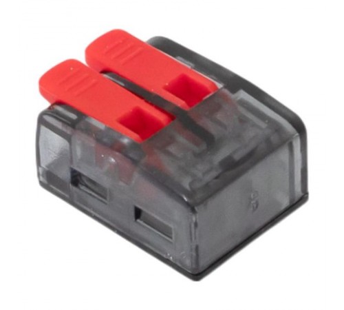 Строительно-монтажная клемма СМК 221-612 с рычагом 2 отверстия 0.5-4.0(6) мм2 EKF PROxima  plc-smk-221-612  EKF