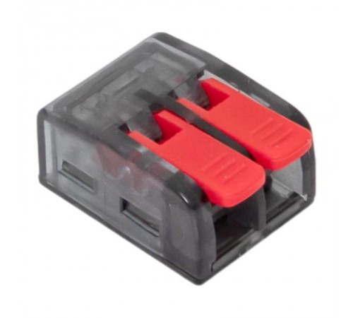 Строительно-монтажная клемма СМК 221-612 с рычагом 2 отверстия 0.5-4.0(6) мм2 EKF PROxima  plc-smk-221-612  EKF