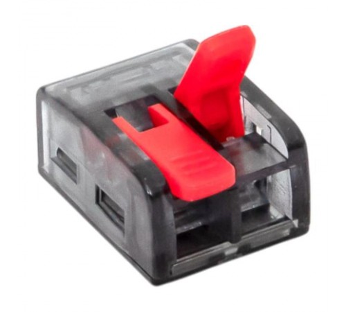 Строительно-монтажная клемма СМК 221-612 с рычагом 2 отверстия 0.5-4.0(6) мм2 EKF PROxima  plc-smk-221-612  EKF