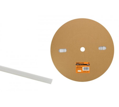 Термоусаживаемая трубка ТУТнг 8/4 белая (100 м/ролл)   SQ0518-0008  TDM