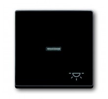 Клавиша для механизма 1-клавишного выкл./перекл./кнопки, с символом "СВЕТ", серия solo/future, цвет антрацит  1751-0-2931   2CKA001751A2931  ABB