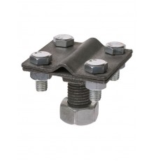 Зажим прута с болтовым креплением к муфте 4-х болтовой, прут 6-10 мм, М16, термодиффузия   SQ2401-0042  TDM