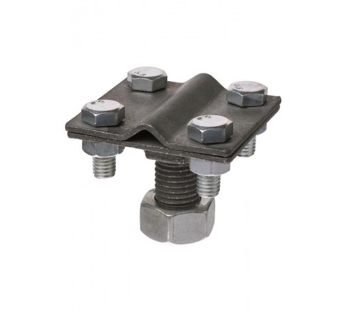 Зажим прута с болтовым креплением к муфте 4-х болтовой, прут 6-10 мм, М16, термодиффузия   SQ2401-0042  TDM