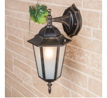 Светильник садово-парковый настенный 1004D черное золото (GL 1004D )  a035744  Elektrostandard