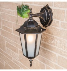 Светильник садово-парковый настенный 1004D черное золото (GL 1004D )  a035744  Elektrostandard