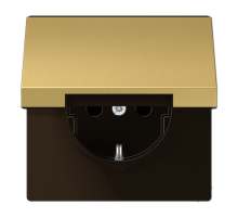 SCHUKO®-розетка 16 A / 250 B ~ с крышкой ME1521KLC Jung