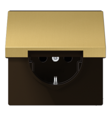 SCHUKO®-розетка 16 A / 250 B ~ с крышкой ME1521KLC Jung