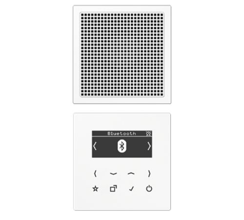 Цифровое радио DAB + с поддержкой Bluetooth DABLS1BTWW Jung