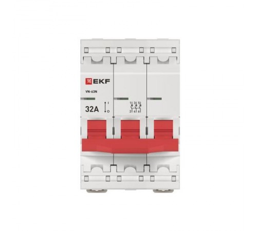 Выключатель нагрузки 3P 32А ВН-63N PROxima S63332  EKF