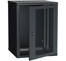 Шкаф LINEA W 18U 600x600 мм дверь перфорированная, RAL9005  LWR5-18U66-PF  ITK