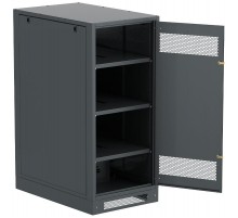 ITK LINEA B Шкаф (пустой) 1350х600мм дверь метал. чер.  LB05-13H69-M  ITK