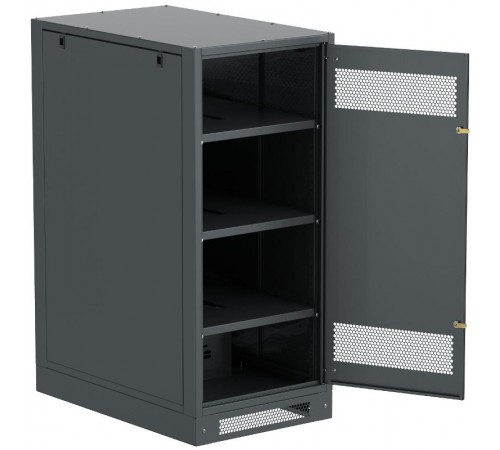 ITK LINEA B Шкаф (пустой) 1350х600мм дверь метал. чер.  LB05-13H69-M  ITK