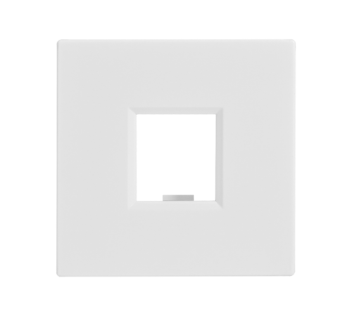Altira Белый Плата лицевая W45 2 модуля 1xKeystone RAL9010  RIN-144-BE  SE