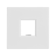 Altira Белый Плата лицевая W45 2 модуля 1xKeystone RAL9010  RIN-144-BE  SE
