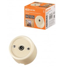 Розетка TV оконечная сл. кость "Болонь"  SQ1820-0353  TDM