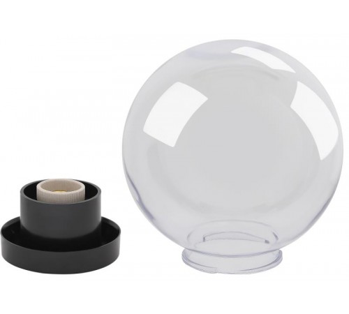 Светильник садово-парковый НТУ 01-60-202 без опоры, шар прозрачный D=200 mm  Б0048047  ЭРА